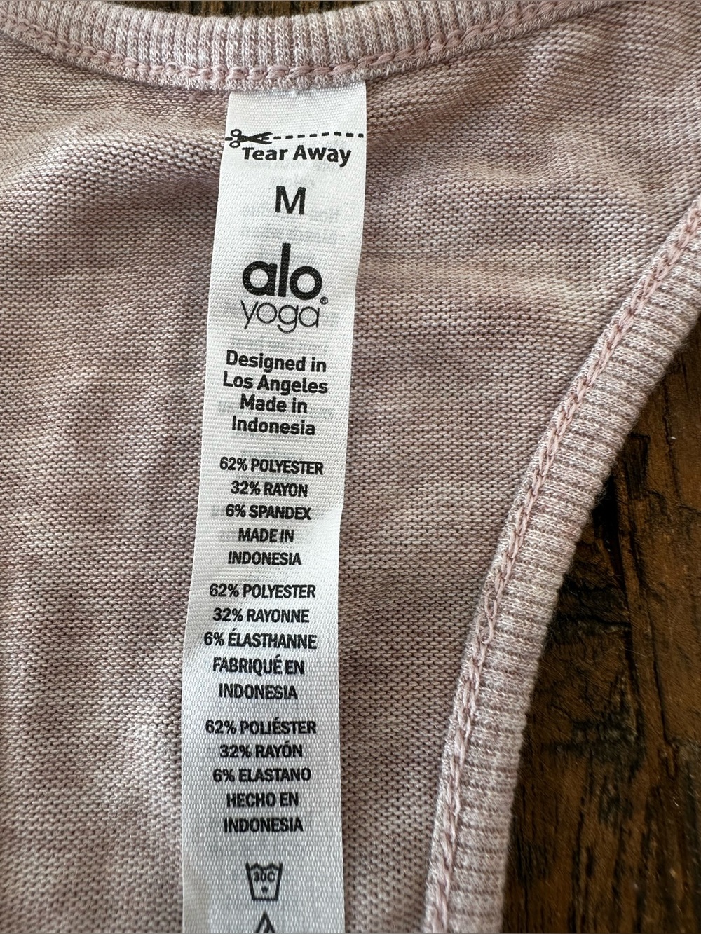 ALO Yoga Women's Racerback Tank - Light pink - Picture 3 of 10